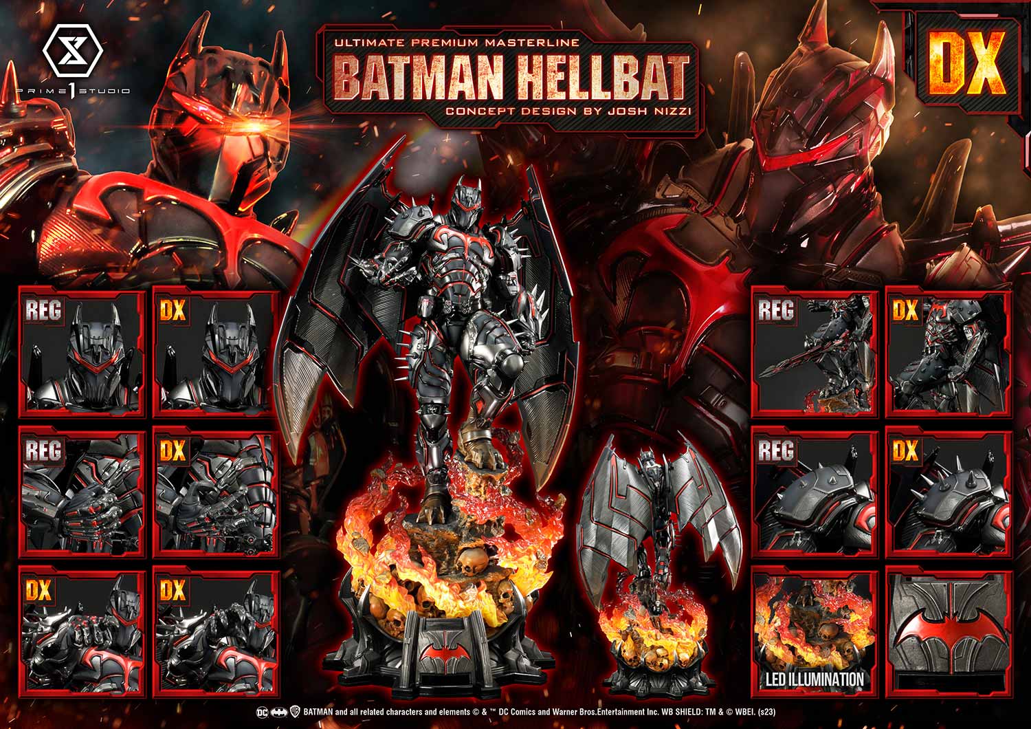 Batman Hellbat "Concept Design by Josh Nizzi" DX image 5