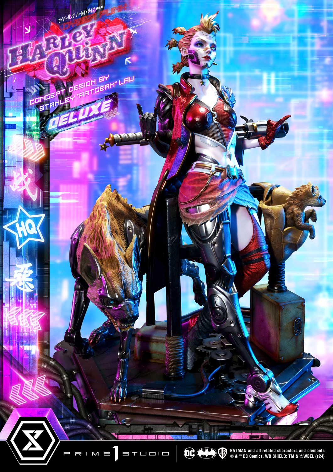 Cyberpunk Harley Quinn (Concept design by Stanley "Artgerm" Lau) DX image 10