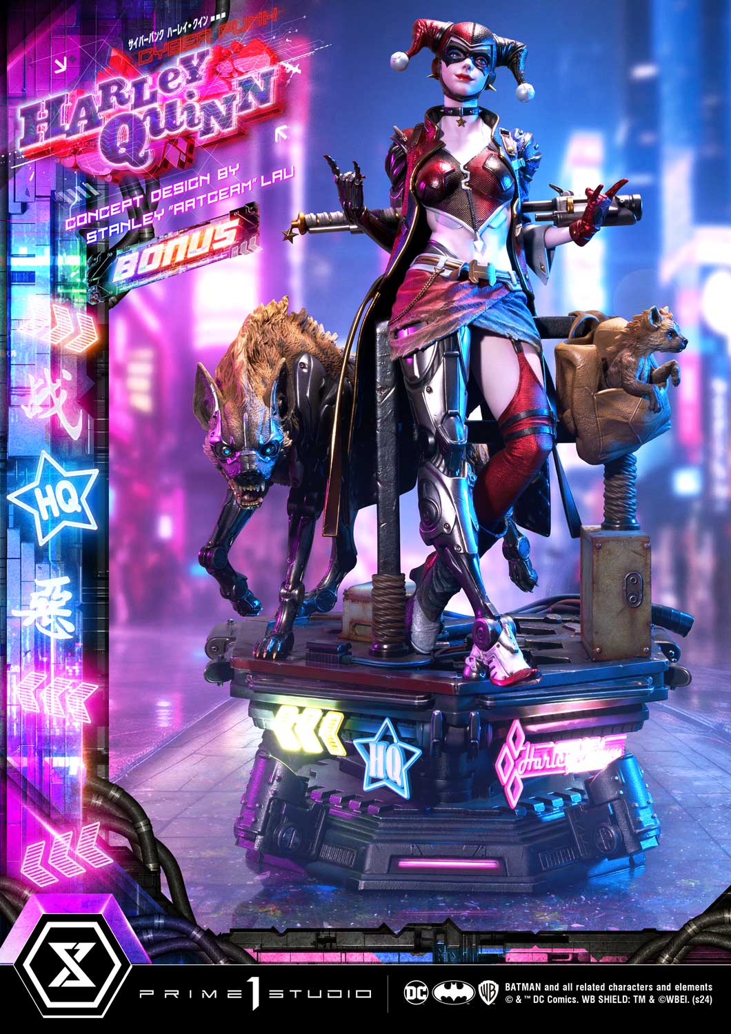 Cyberpunk Harley Quinn (Concept design by Stanley "Artgerm" Lau) DX image 3