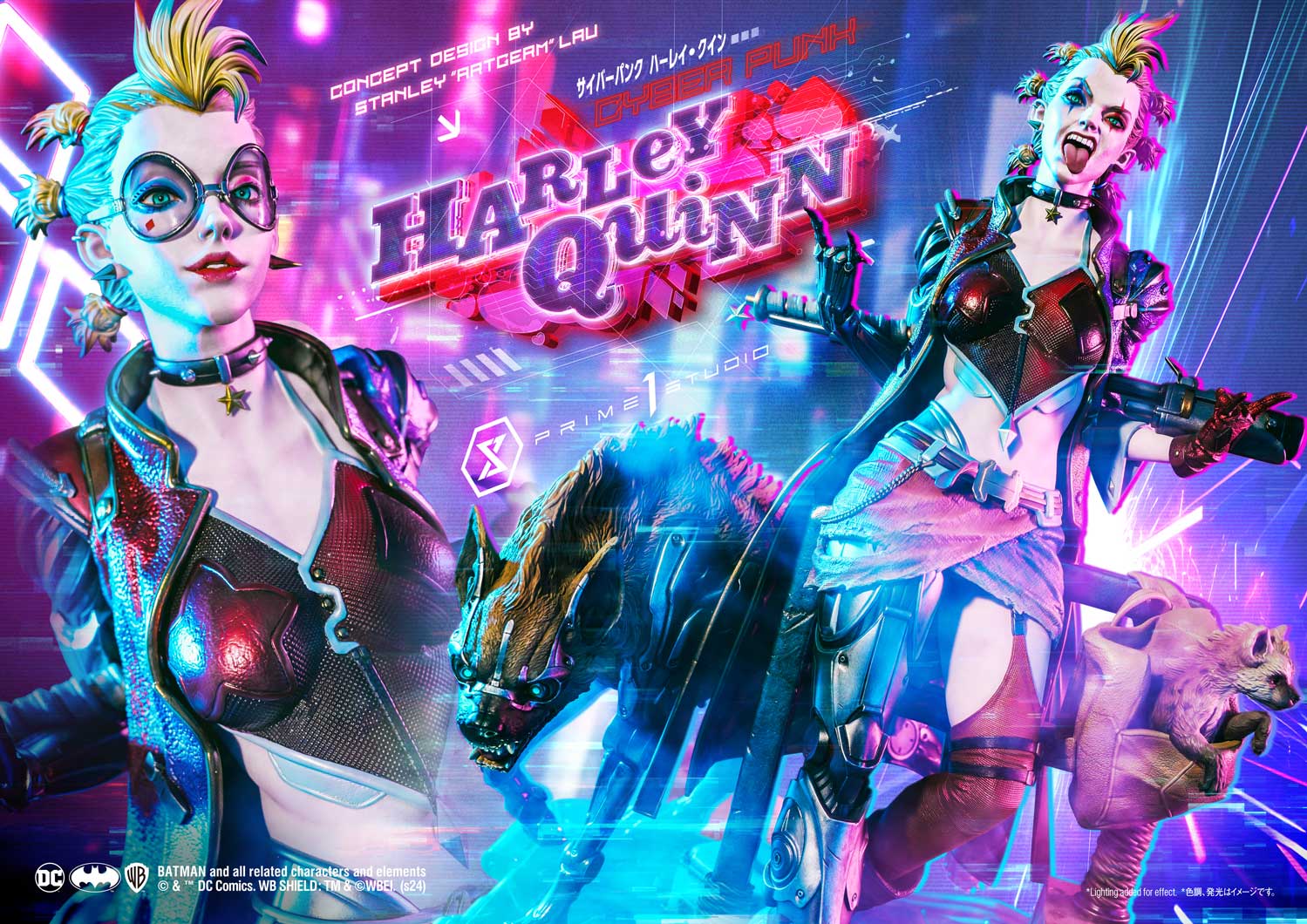 Cyberpunk Harley Quinn (Concept design by Stanley "Artgerm" Lau) DX image 9