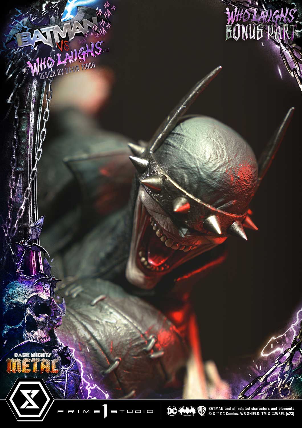 Dark Nights: Metal (Comics) Batman versus Batman Who Laughs (Design by David Finch) DX image 3
