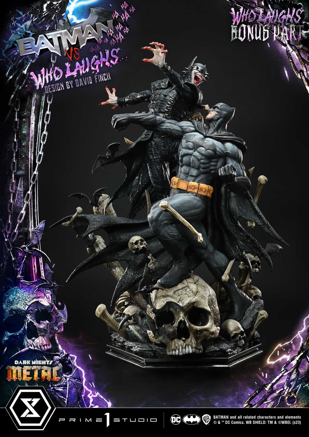 Dark Nights: Metal (Comics) Batman versus Batman Who Laughs (Design by David Finch) DX image 4
