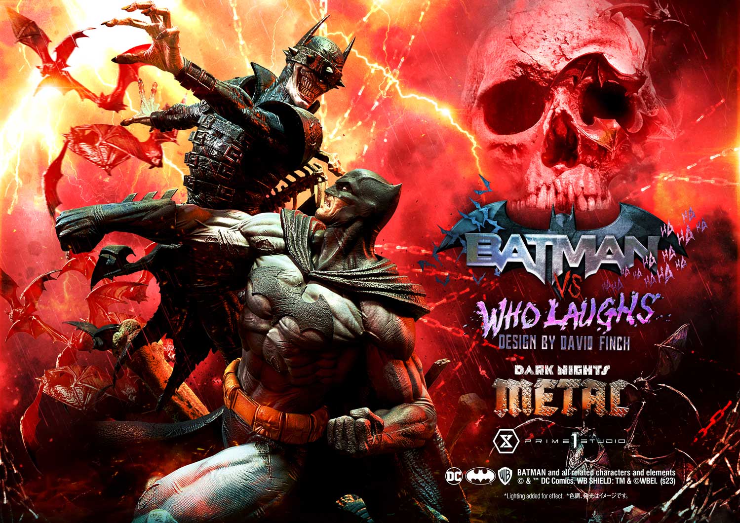Dark Nights: Metal (Comics) Batman versus Batman Who Laughs (Design by David Finch) DX image 7