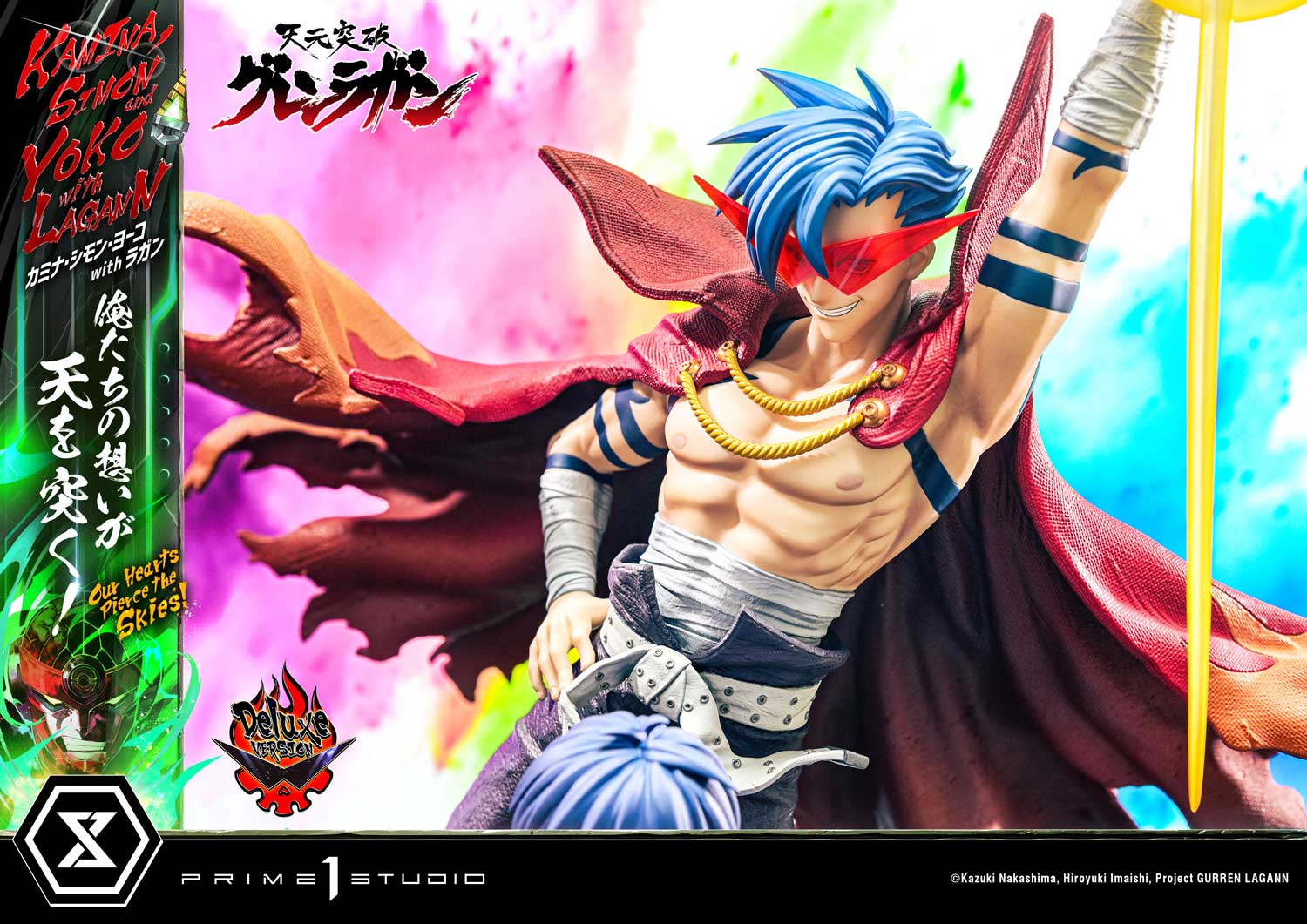 Kamina, Simon & Yoko with Lagann "Our Hearts Pierce the Skies!" DX image 10