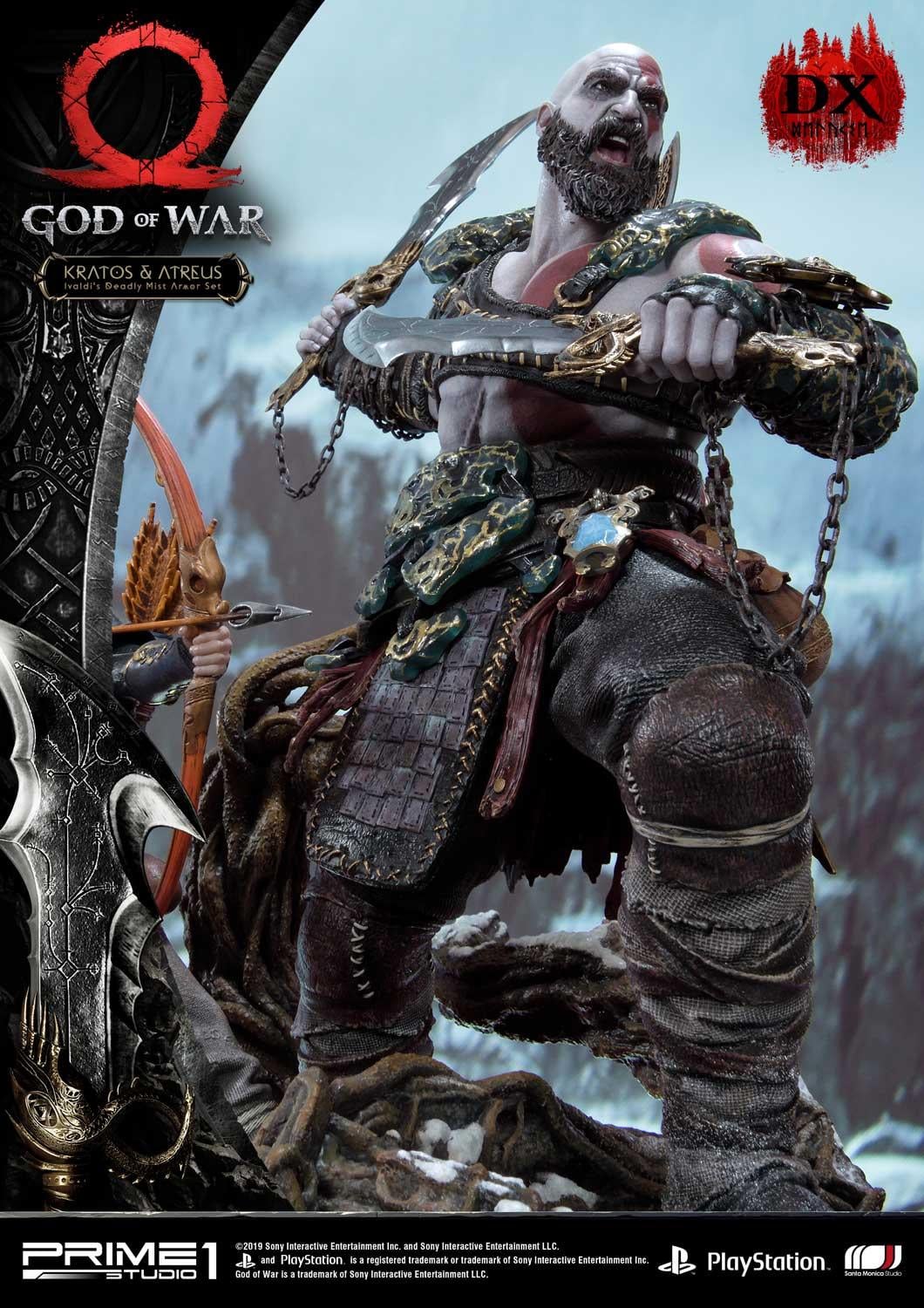 Kratos & Atreus Ivaldi's Deadly Mist Armor Set Deluxe Version image 1
