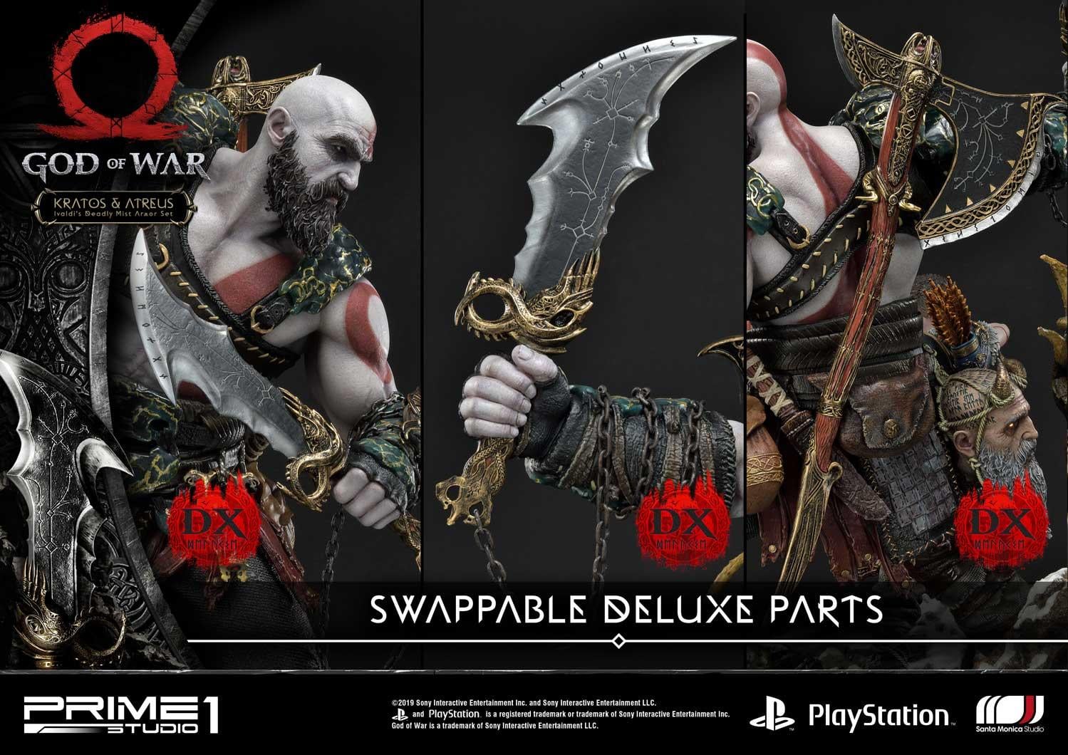 Kratos & Atreus Ivaldi's Deadly Mist Armor Set Deluxe Version image 2