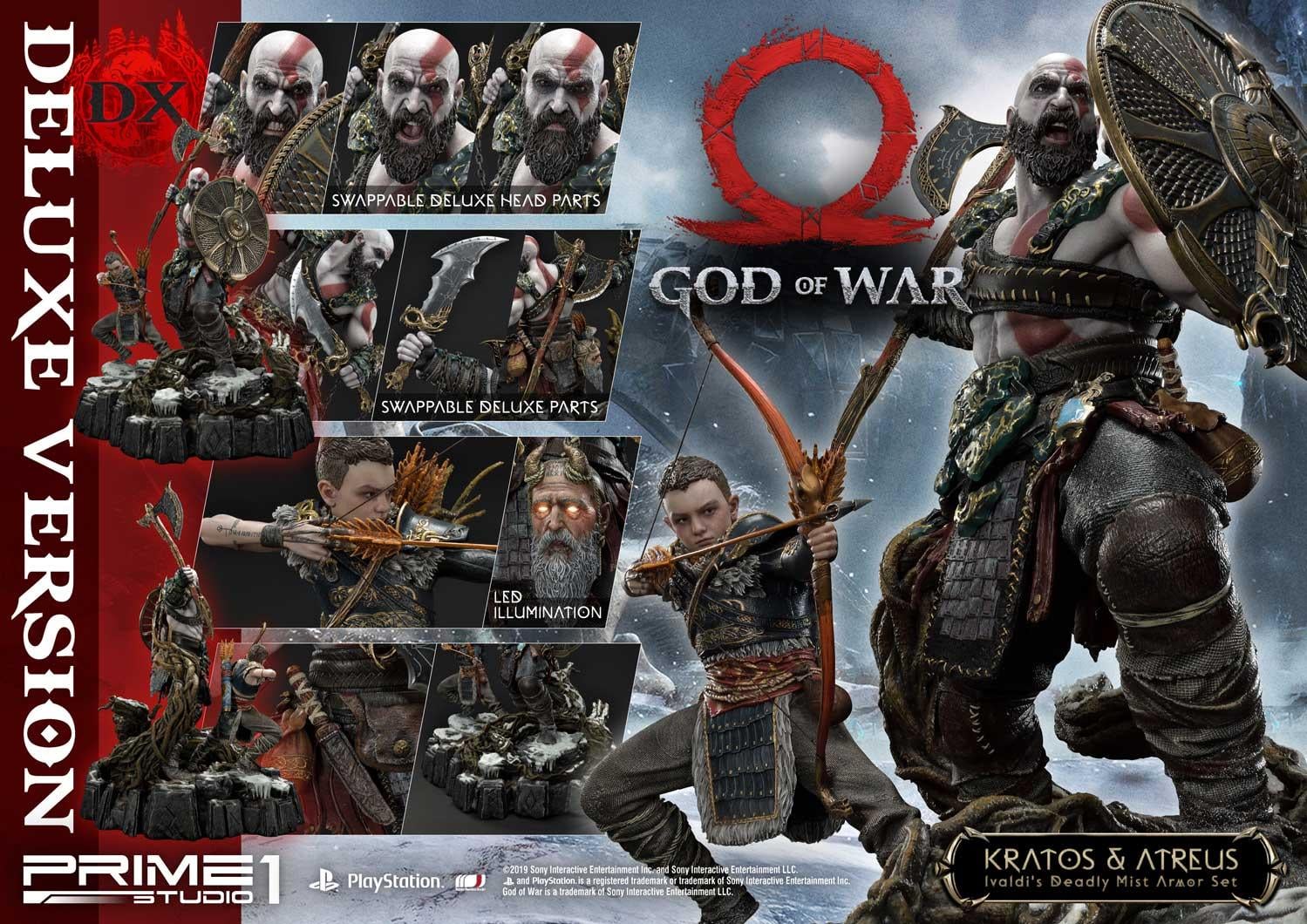 Kratos & Atreus Ivaldi's Deadly Mist Armor Set Deluxe Version image 4