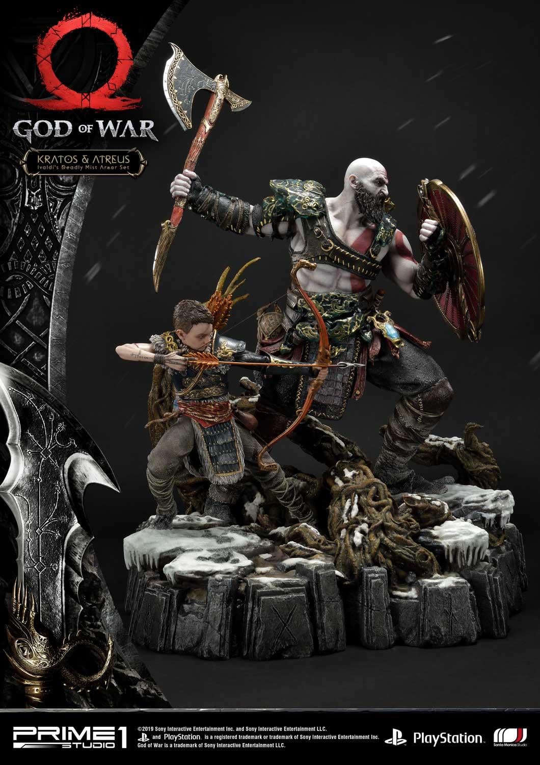 Kratos & Atreus Ivaldi's Deadly Mist Armor Set Deluxe Version image 6