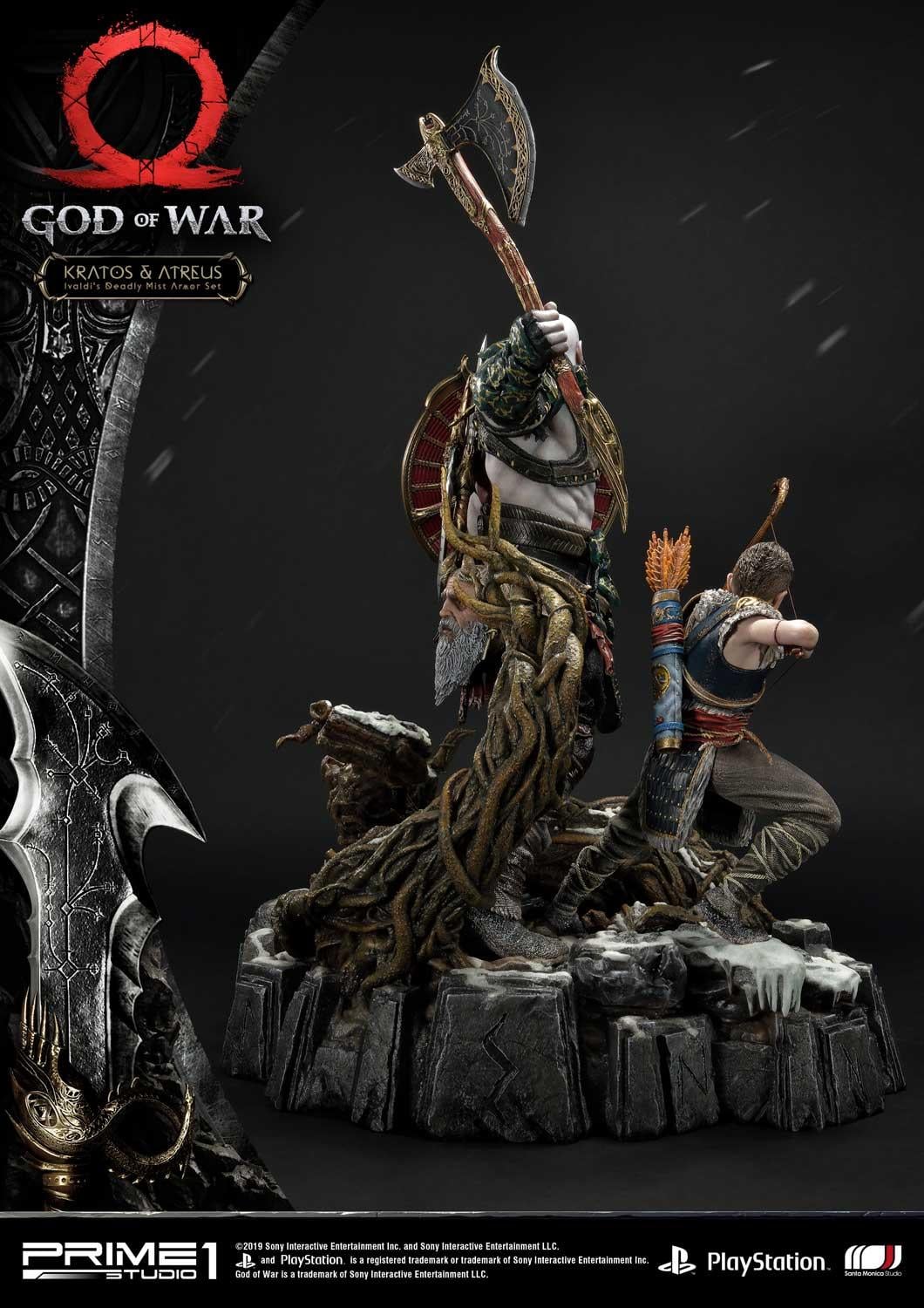 Kratos & Atreus Ivaldi's Deadly Mist Armor Set Deluxe Version image 7