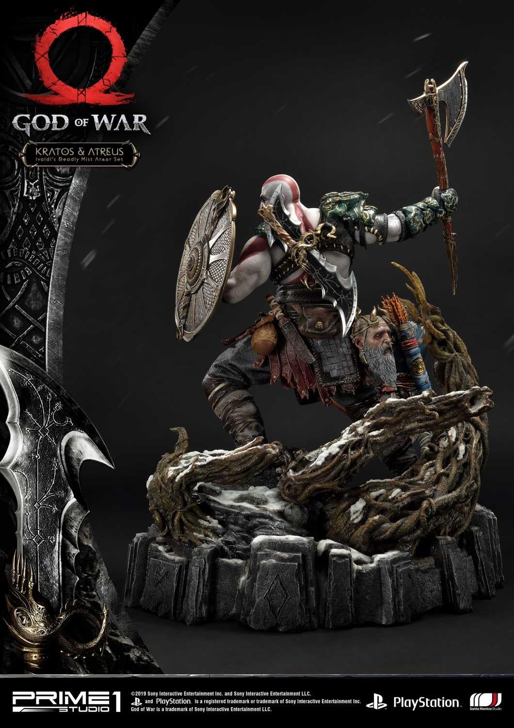 Kratos & Atreus Ivaldi's Deadly Mist Armor Set Deluxe Version image 8