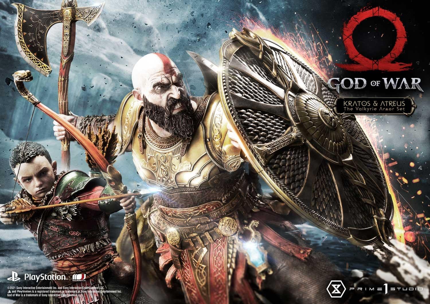 Kratos & Atreus The Valkyrie Armor Set Deluxe Version image 2
