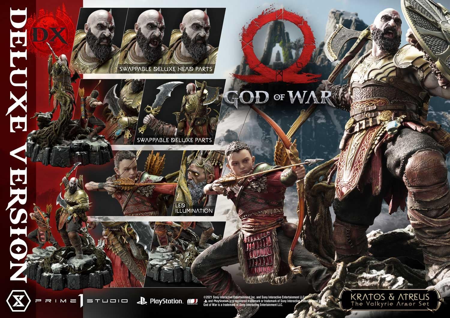 Kratos & Atreus The Valkyrie Armor Set Deluxe Version image 4