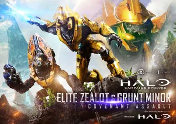 Halo: Campaign Evolved Elite Zealot & Grunt Minor: Covenant Assault