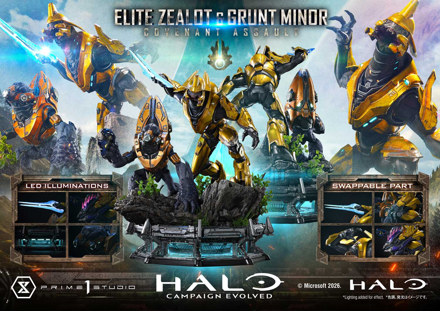 Halo: Campaign Evolved Elite Zealot & Grunt Minor: Covenant Assault image 8