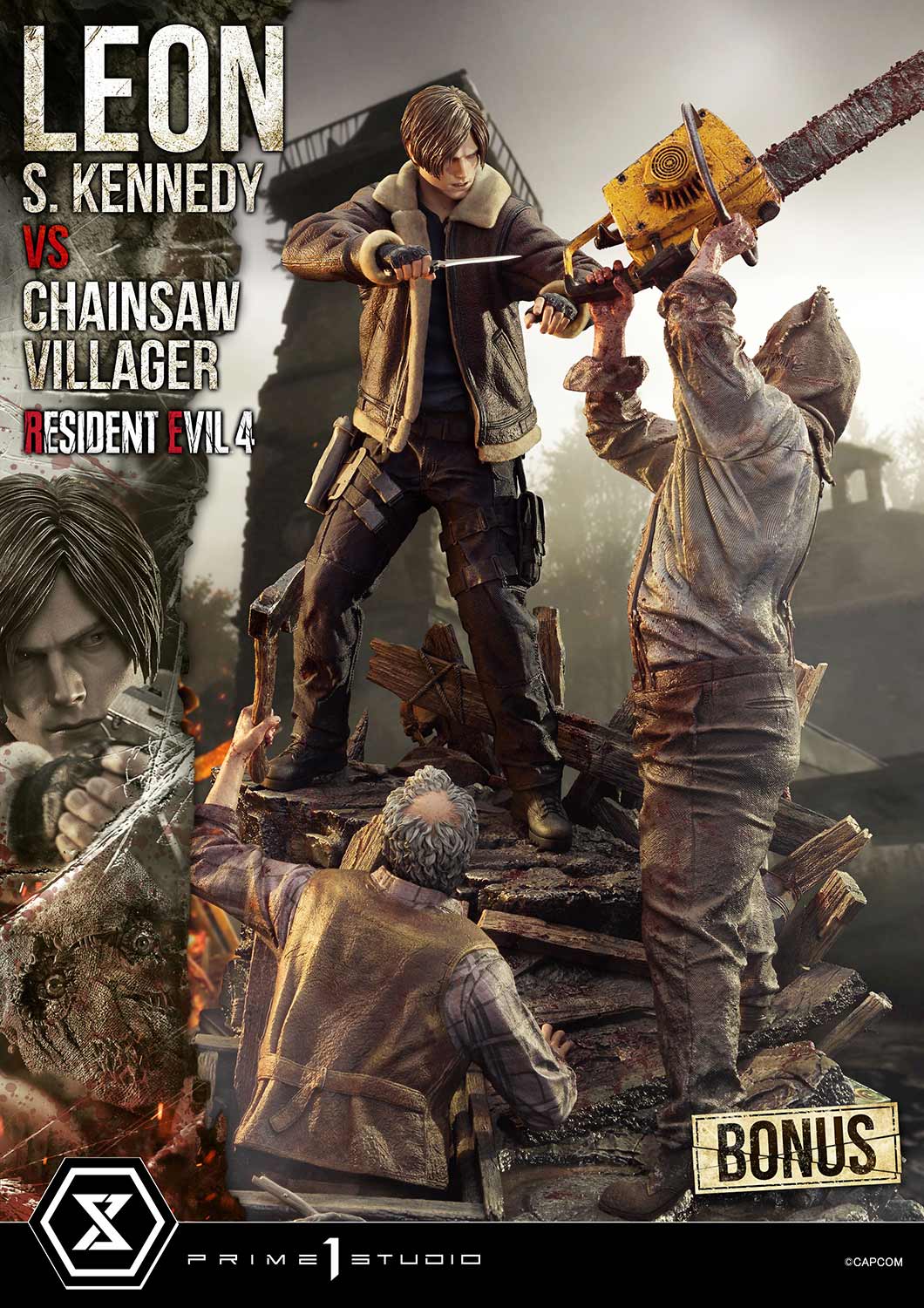 4 Leon S. Kennedy versus Chainsaw Villager image 2