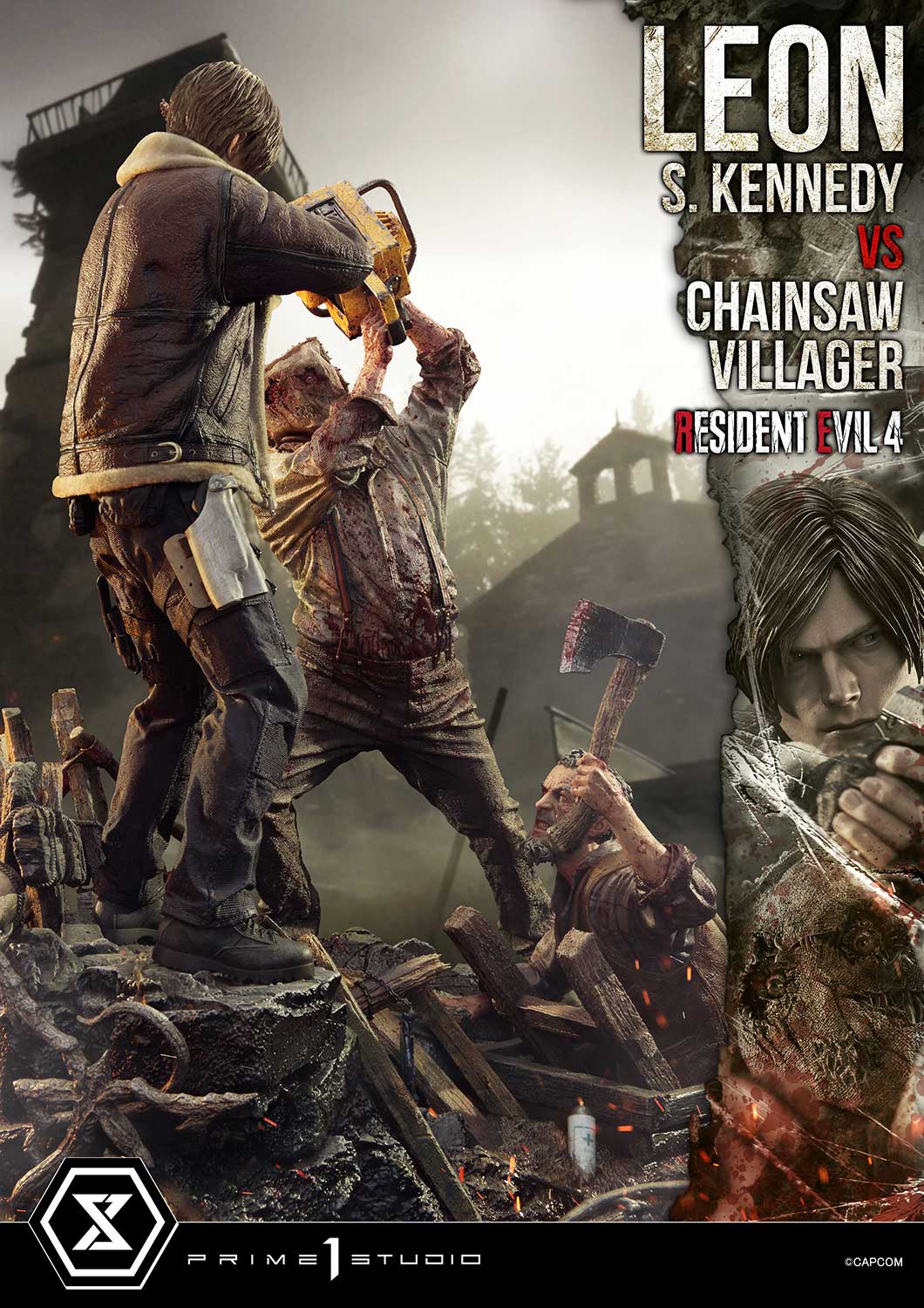 4 Leon S. Kennedy versus Chainsaw Villager image 6