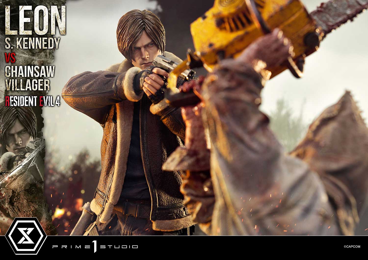 4 Leon S. Kennedy versus Chainsaw Villager image 7