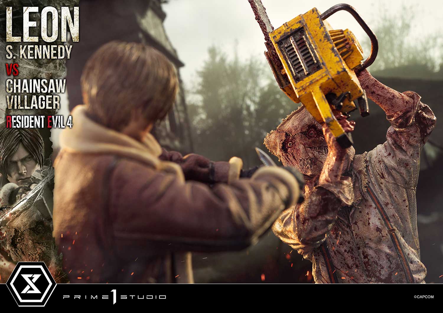 4 Leon S. Kennedy versus Chainsaw Villager image 8