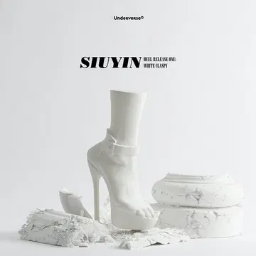 HEEL RELEASE ONE: WHITE CLASPY