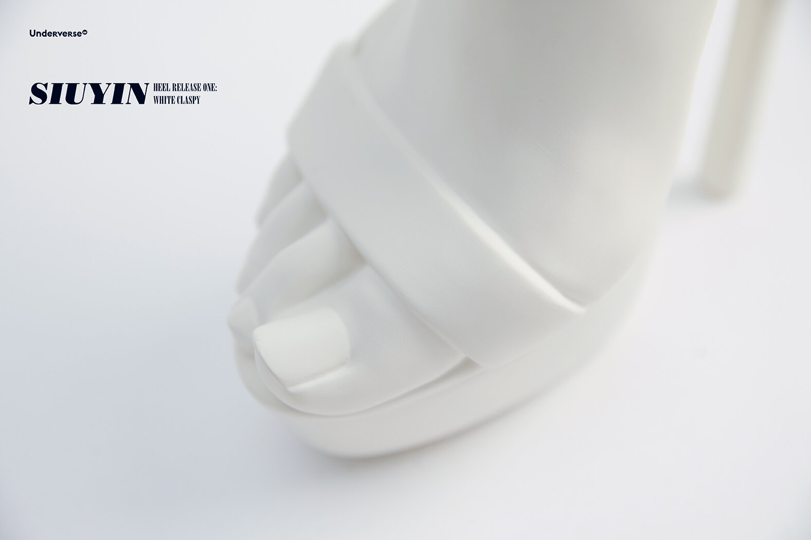 HEEL RELEASE ONE: WHITE CLASPY image 5