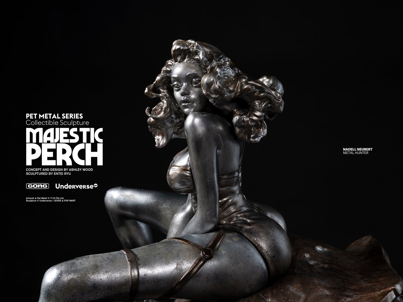PET METAL SERIES Collectible Statue MAJESTIC PERCH image 2