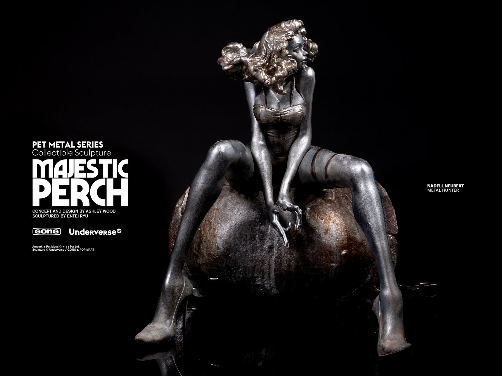 PET METAL SERIES Collectible Statue MAJESTIC PERCH image 5
