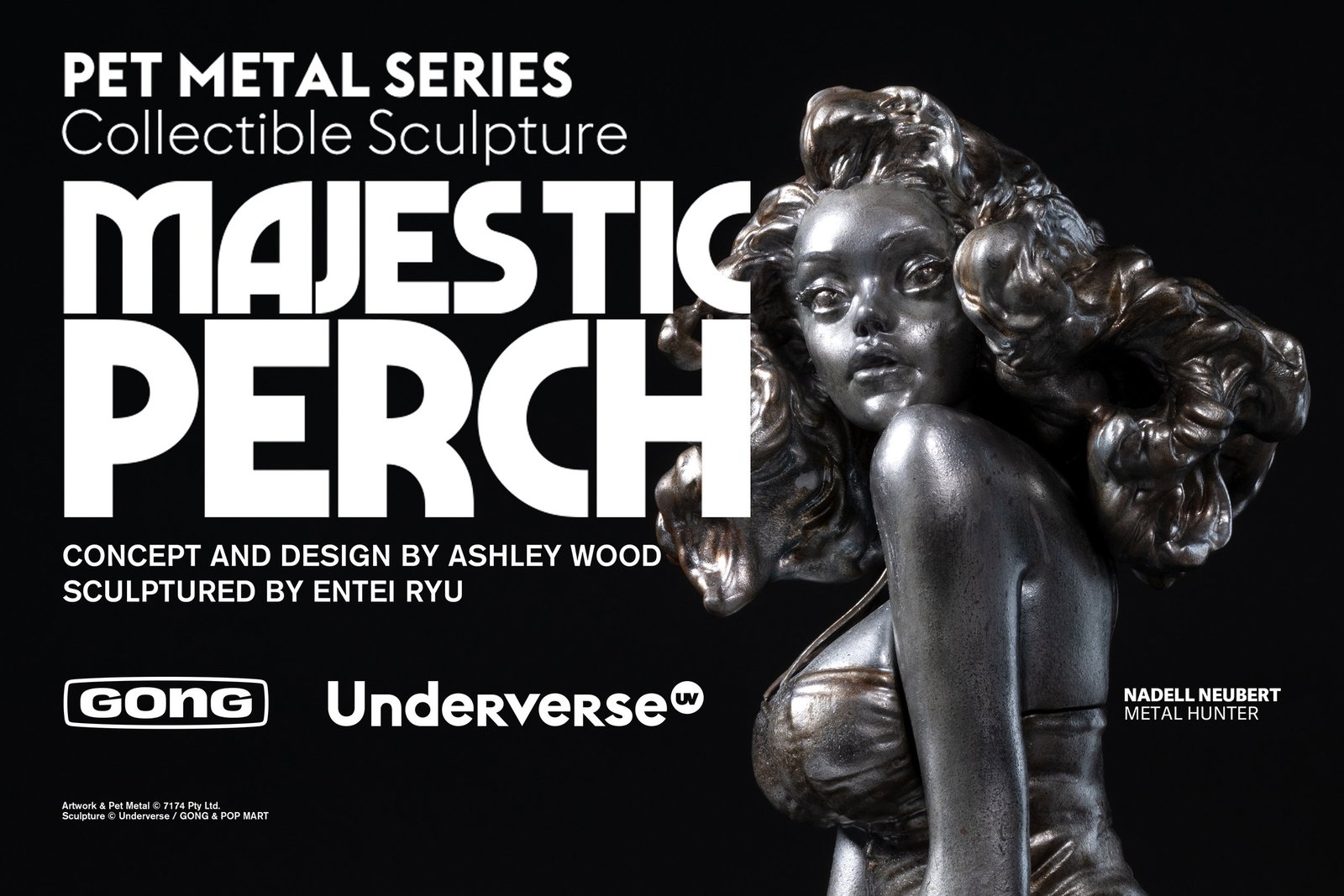 PET METAL SERIES Collectible Statue MAJESTIC PERCH image 6