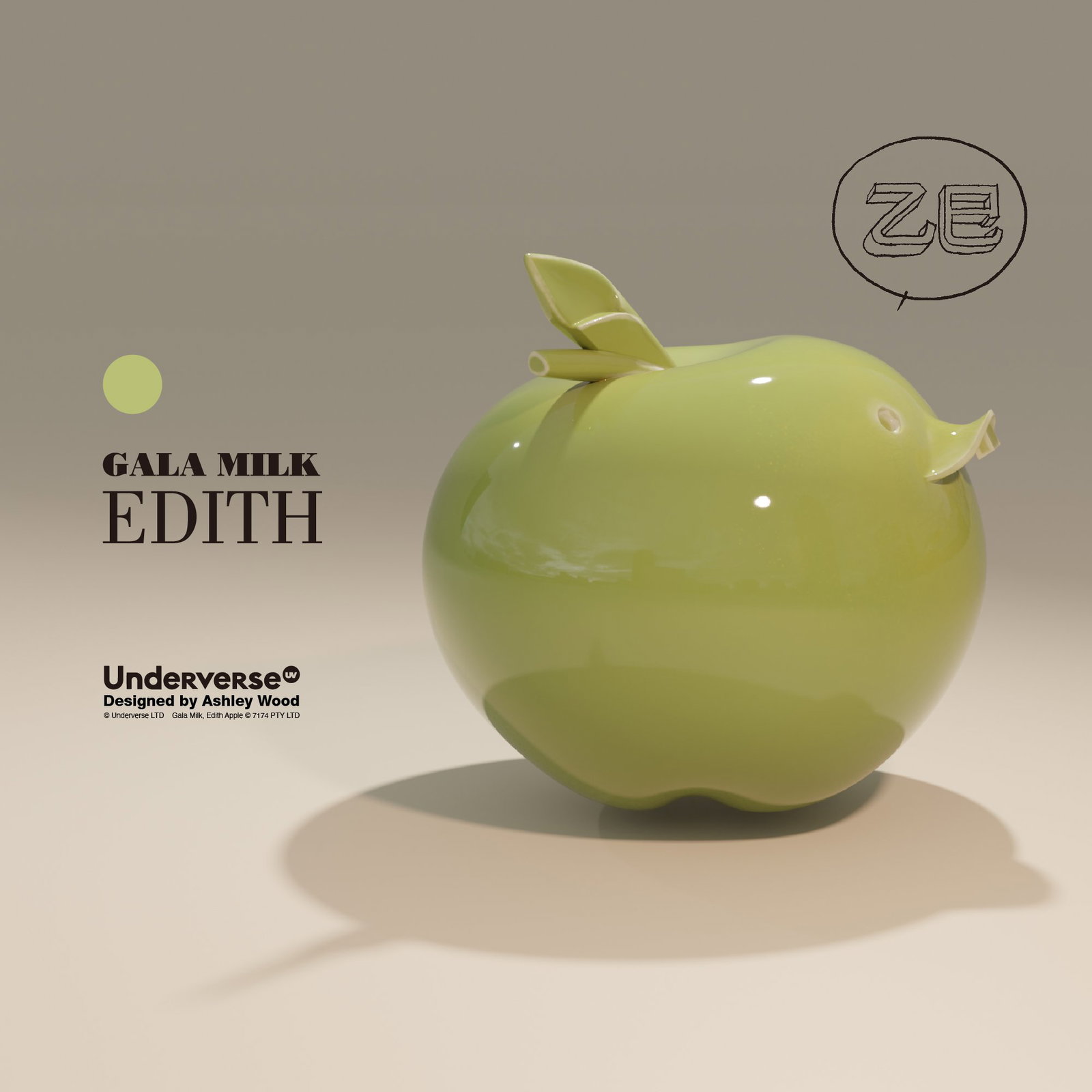 GALA MILK EDITH APPLE (Green Edition) PRE-MADE image 3