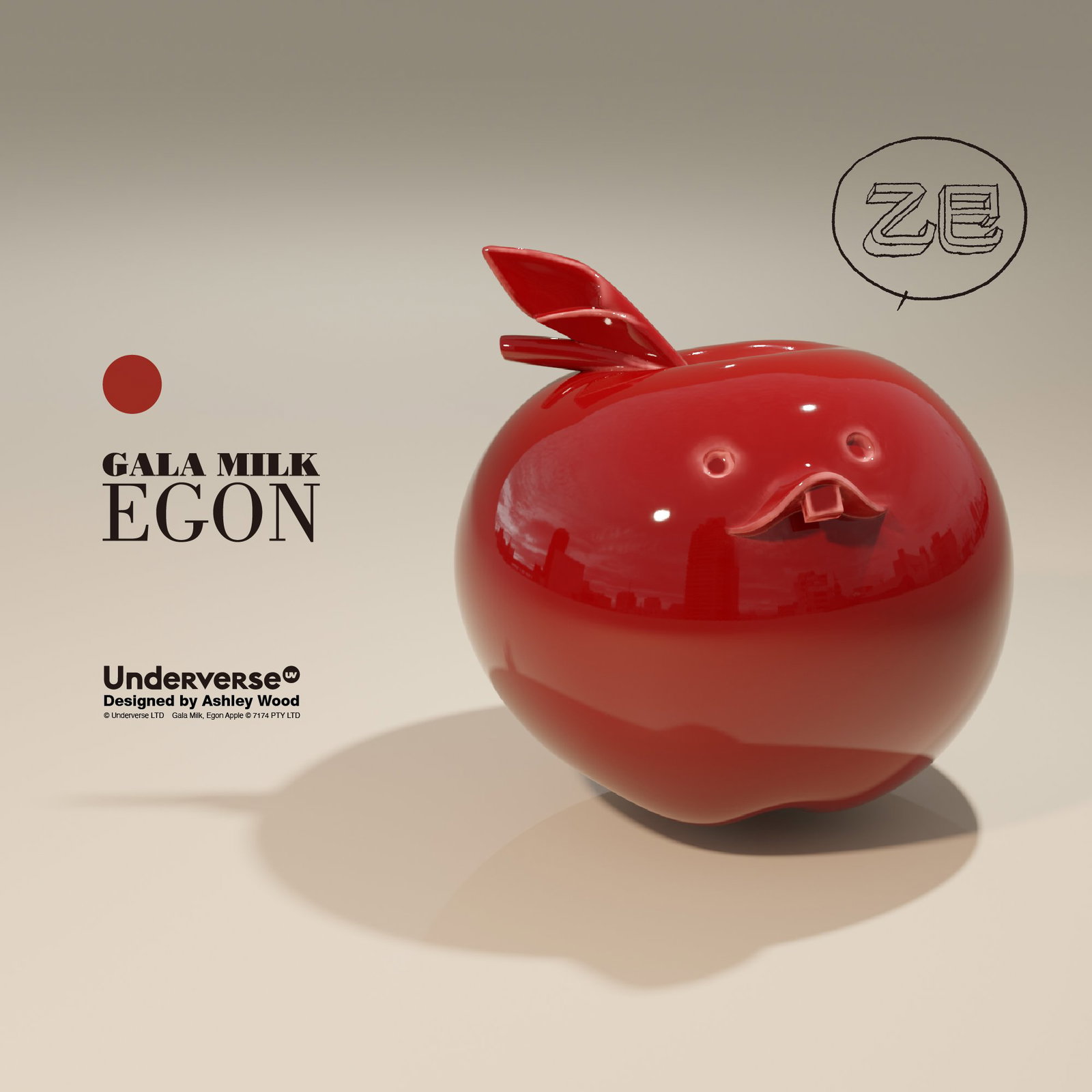 GALA MILK EGON APPLE (Red Edition) PRE-MADE image 2