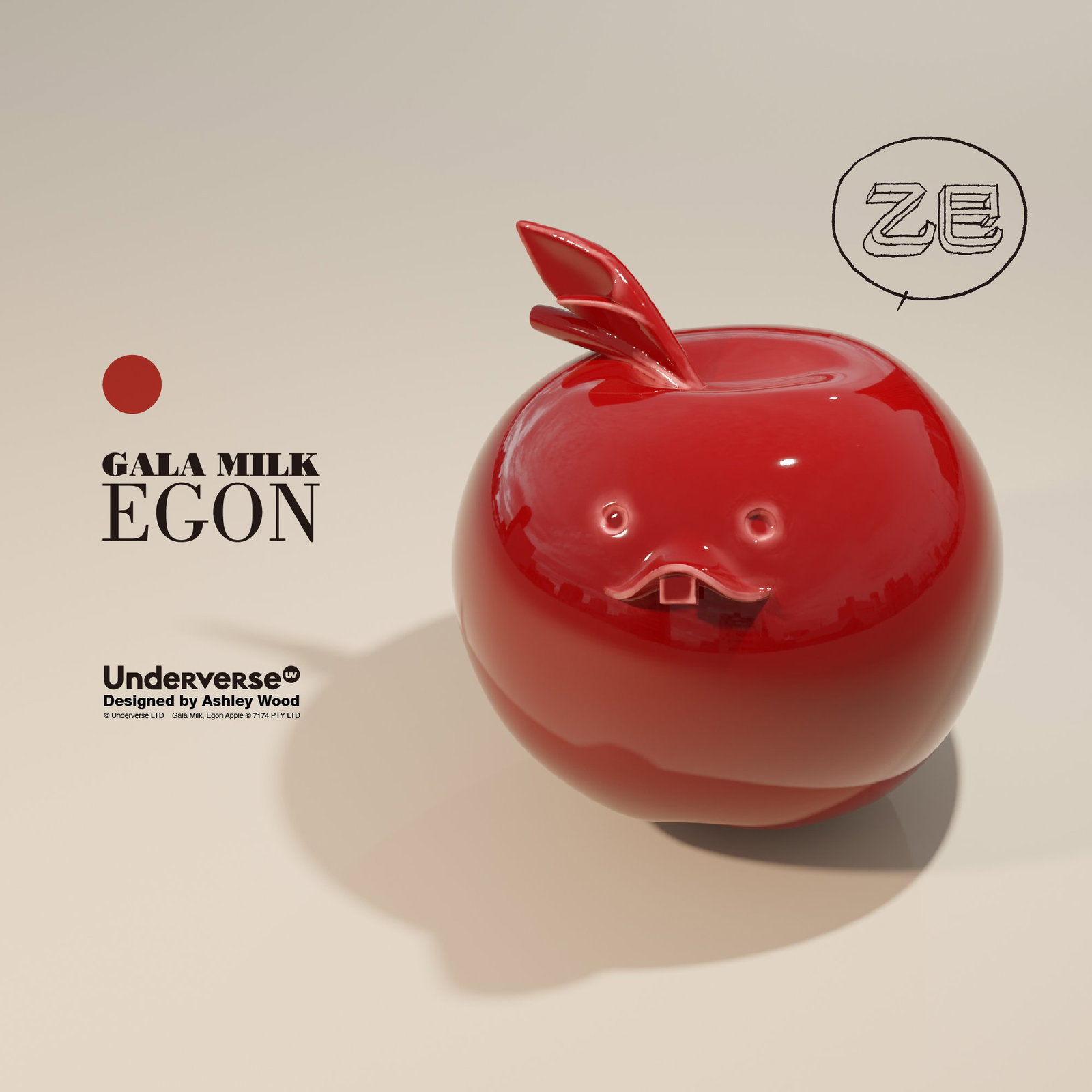 GALA MILK EGON APPLE (Red Edition) PRE-MADE image 4