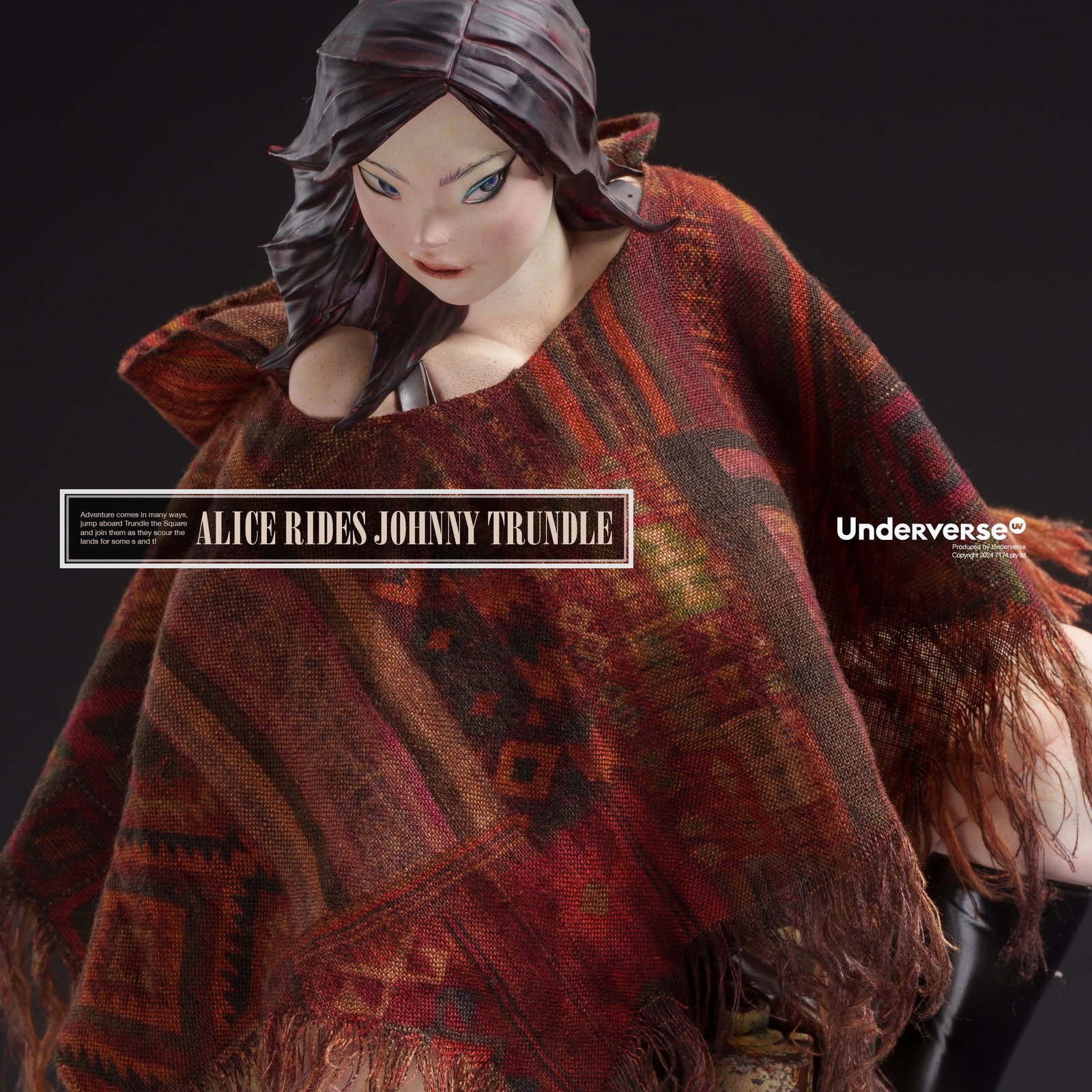 ALICE RIDES JOHNNY TRUNDLE Limited Edition Statue image 9