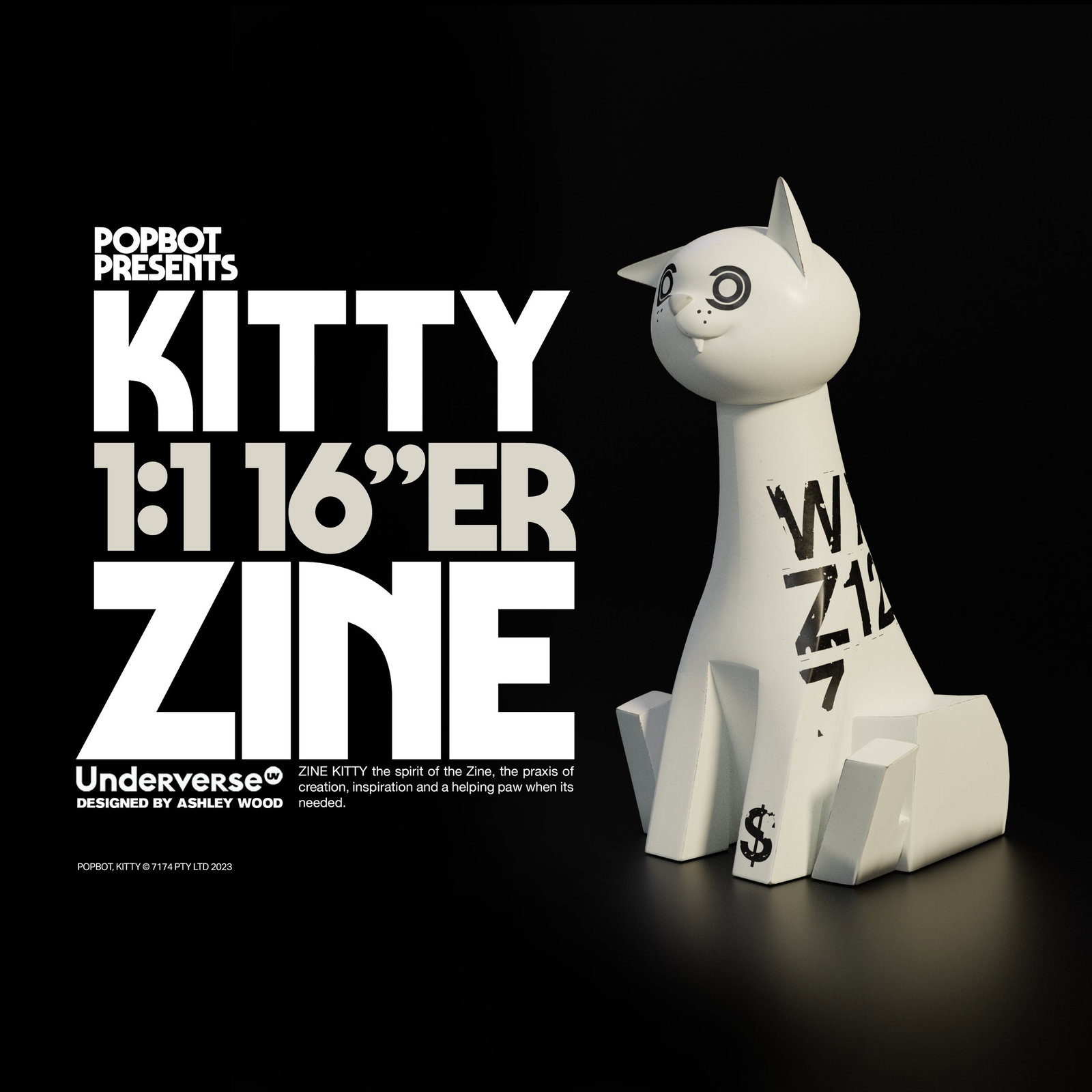 POPBOT Presents: ZINE KITTY 1:1 16"ER image 2