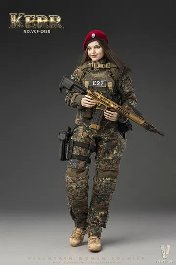 Flecktarn Woman Soldier - Kerr