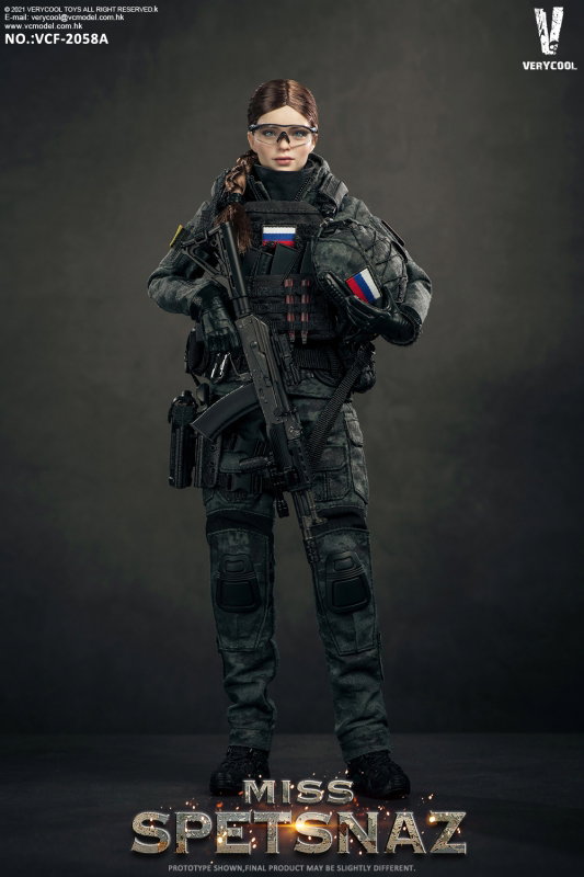 Russian Special Combat Women Soldier (Black Version) image 2