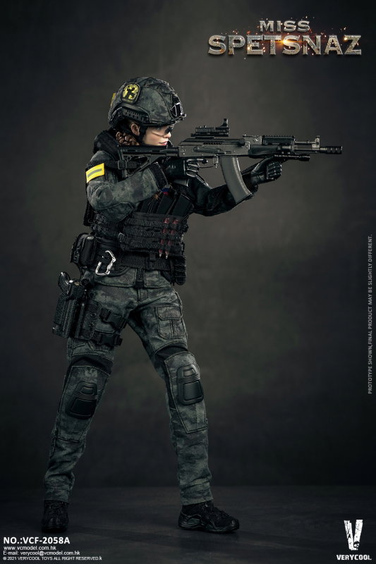 Russian Special Combat Women Soldier (Black Version) image 5