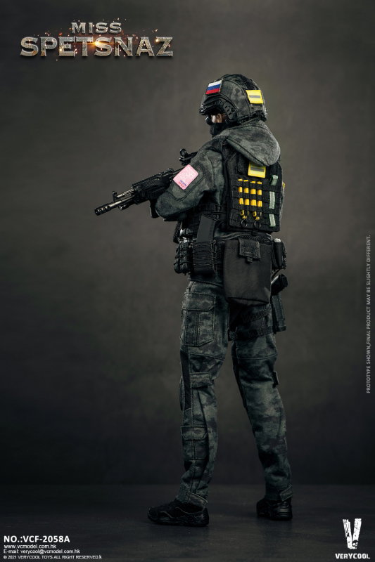 Russian Special Combat Women Soldier (Black Version) image 6