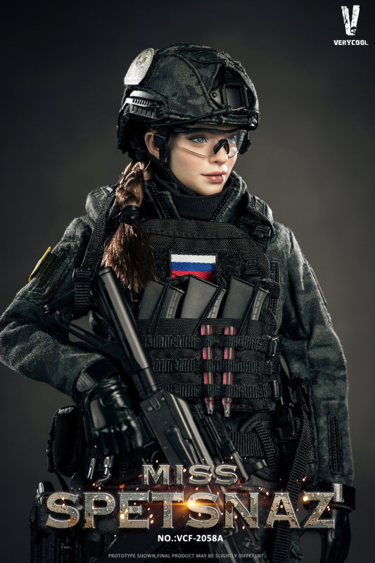 Russian Special Combat Women Soldier (Black Version) image 8