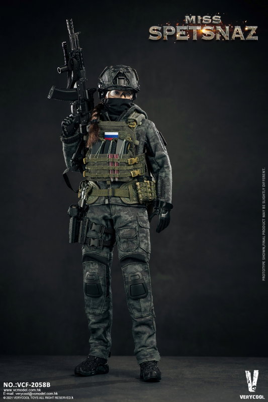Russian Special Combat Women Soldier (Green Version) image 2