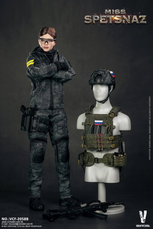 Russian Special Combat Women Soldier (Green Version) image 6