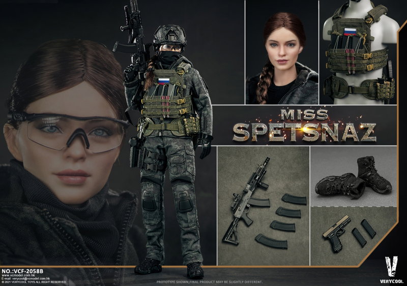 Russian Special Combat Women Soldier (Green Version) image 8
