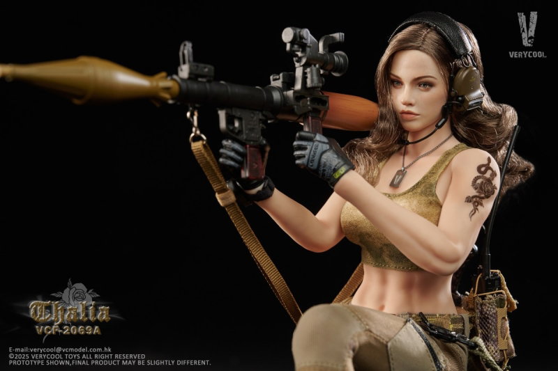 Desert Female Soldier - Thalia (Brown Hair) image 8