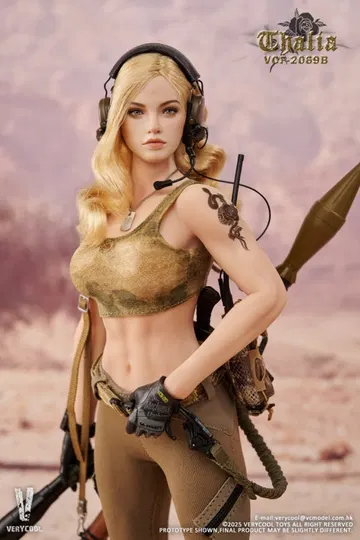 Desert Female Soldier - Thalia (Blonde Hair)
