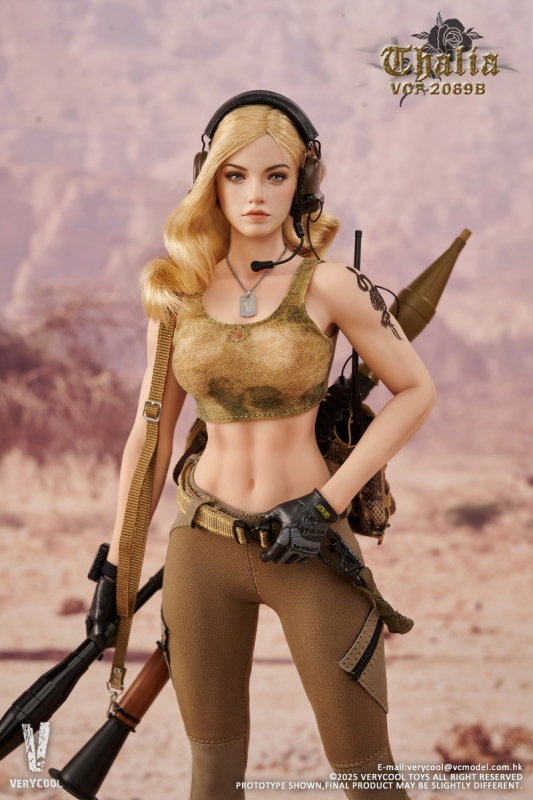 Desert Female Soldier - Thalia (Blonde Hair) image 3