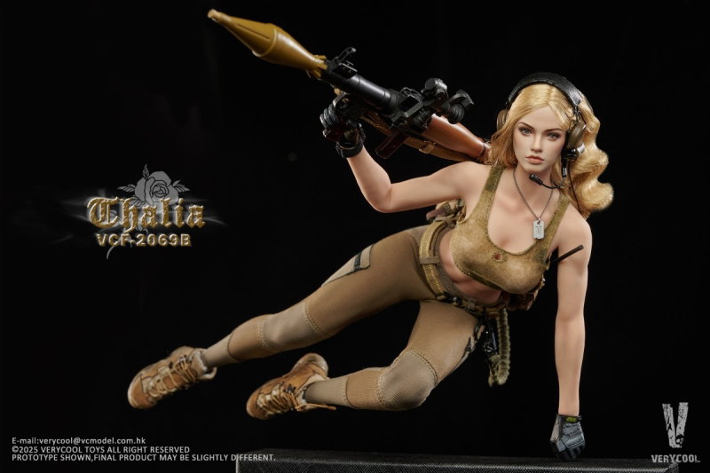 Desert Female Soldier - Thalia (Blonde Hair) image 7