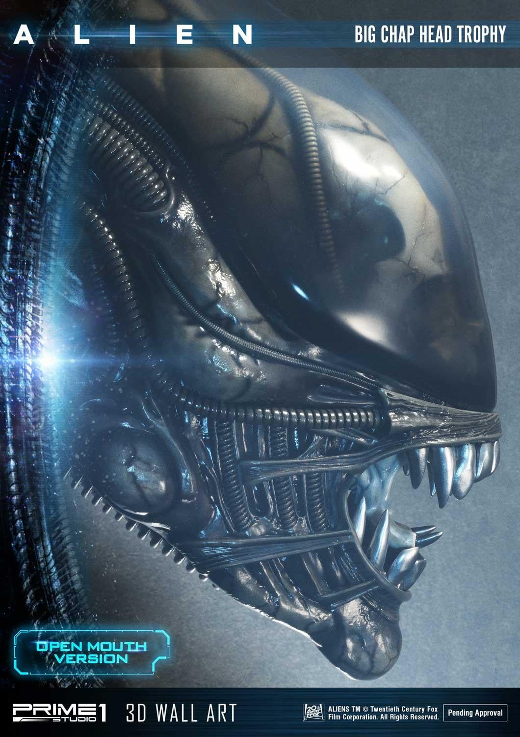 Alien Big Chap Head Trophy Open Mouth Version image 10