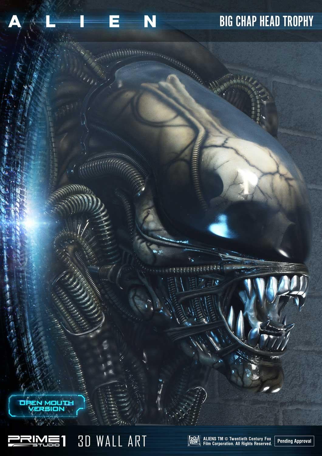 Alien Big Chap Head Trophy Open Mouth Version image 6