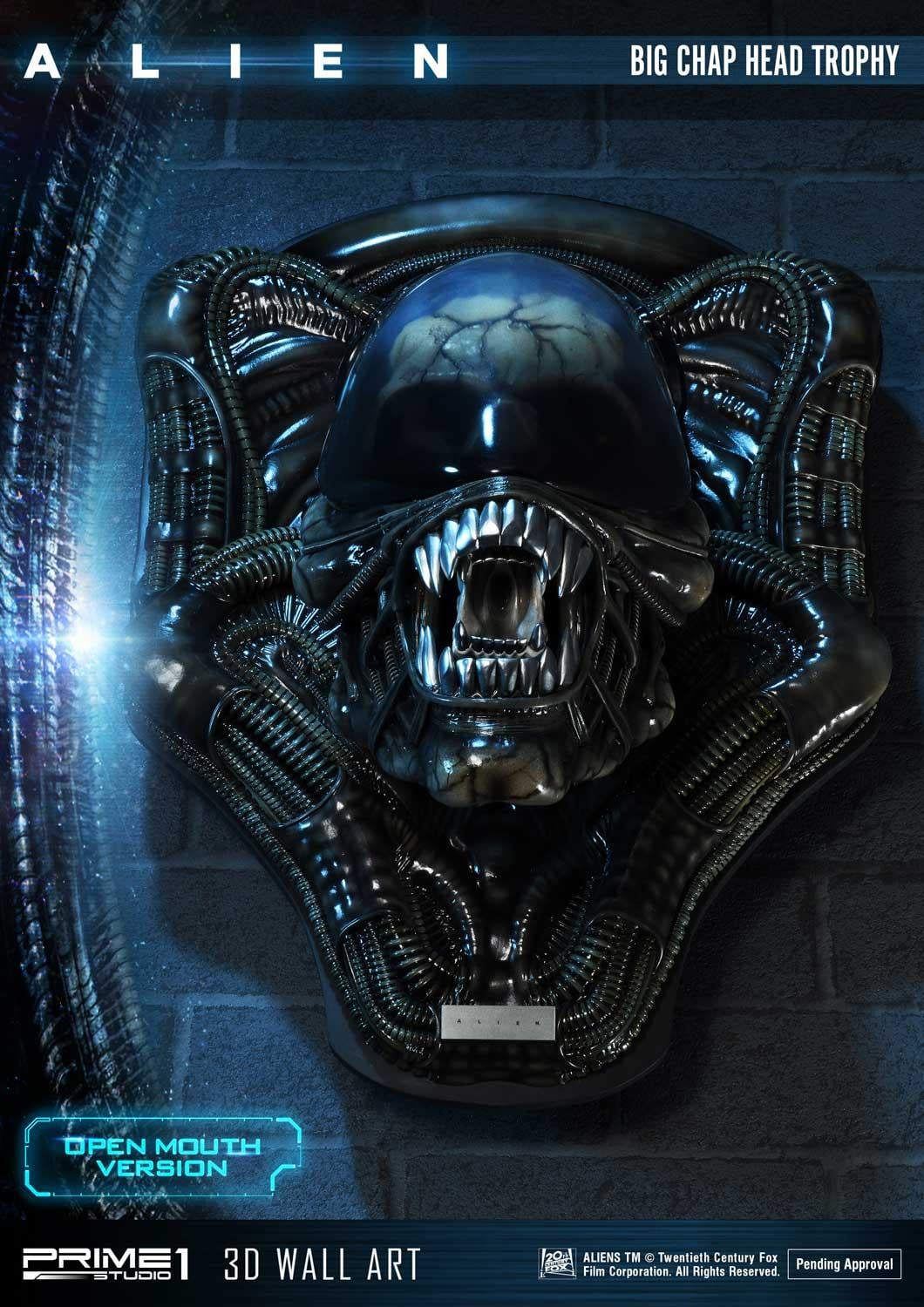 Alien Big Chap Head Trophy Open Mouth Version image 7