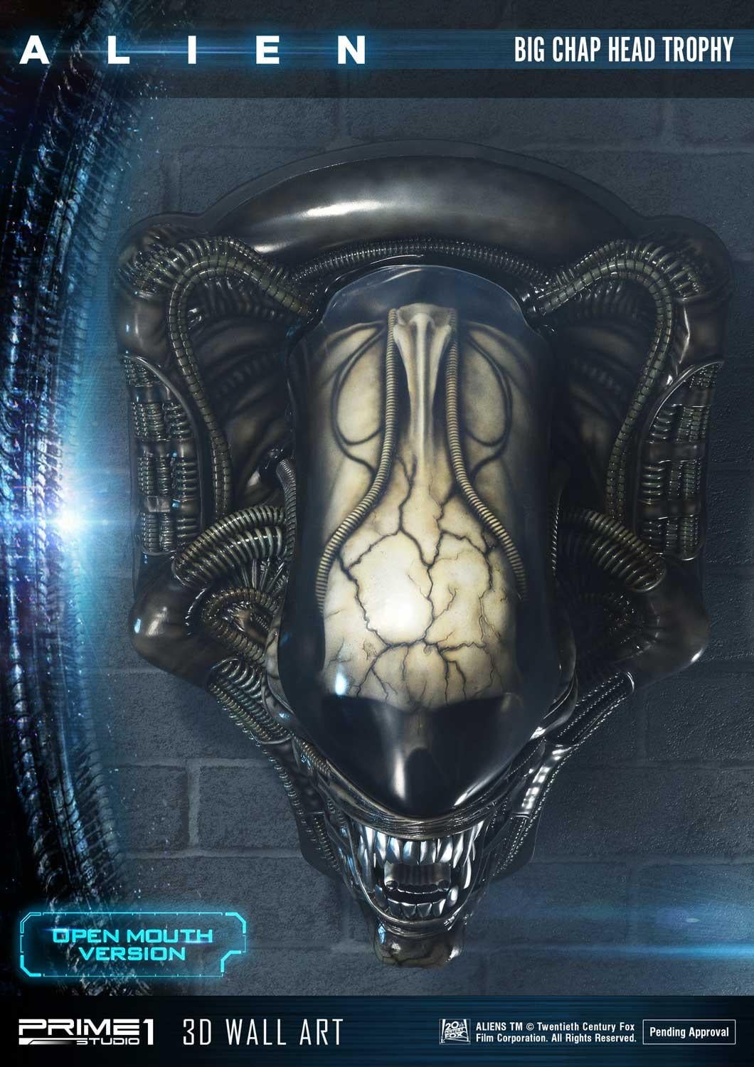 Alien Big Chap Head Trophy Open Mouth Version image 8