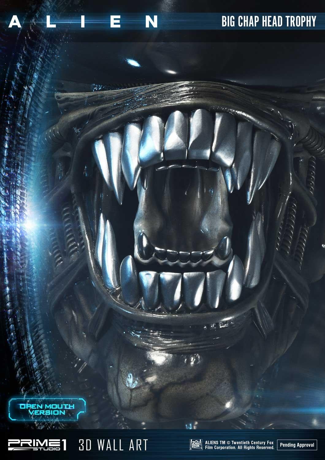 Alien Big Chap Head Trophy Open Mouth Version image 9