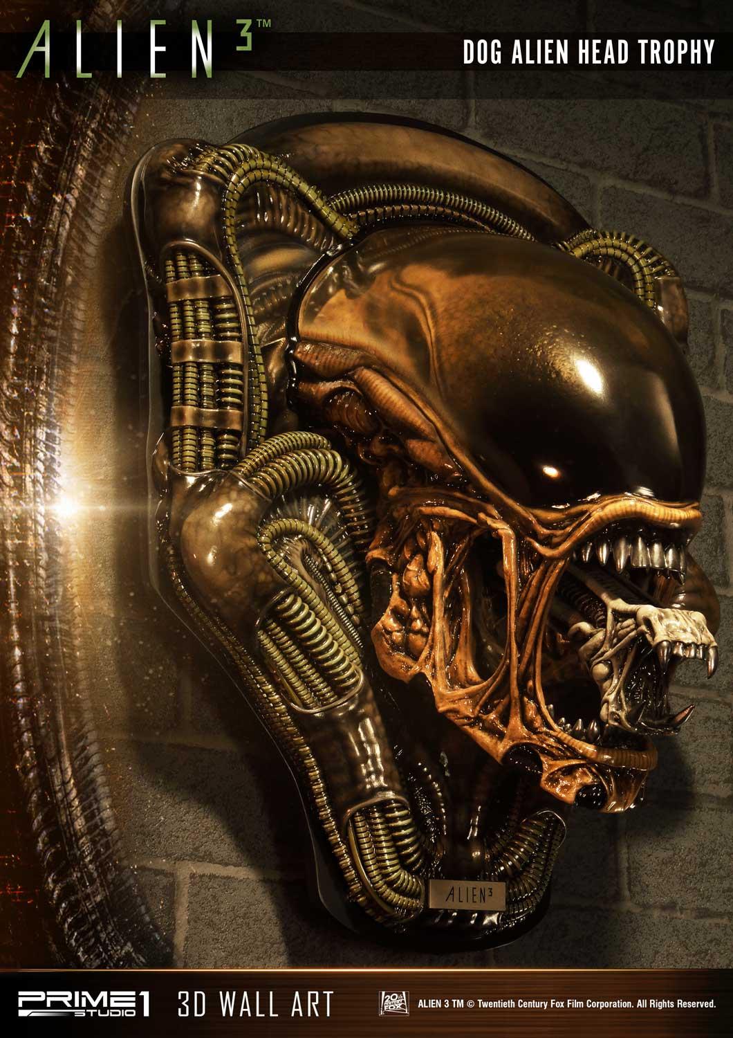 3 (Film) Dog Alien Head Trophy Open Mouth Version image 6